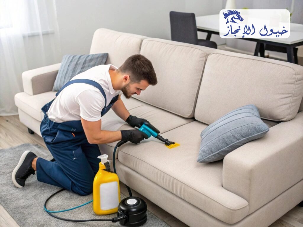 شركة تنظيف مجالس بالخبر | شركة خيول الانجاز